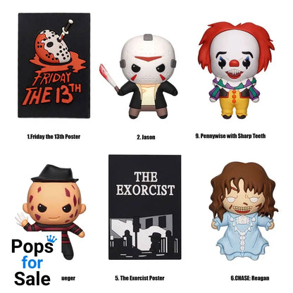 Warner Brothers 3D 3D Magnets Horror Series 1 Display (12) Magnets