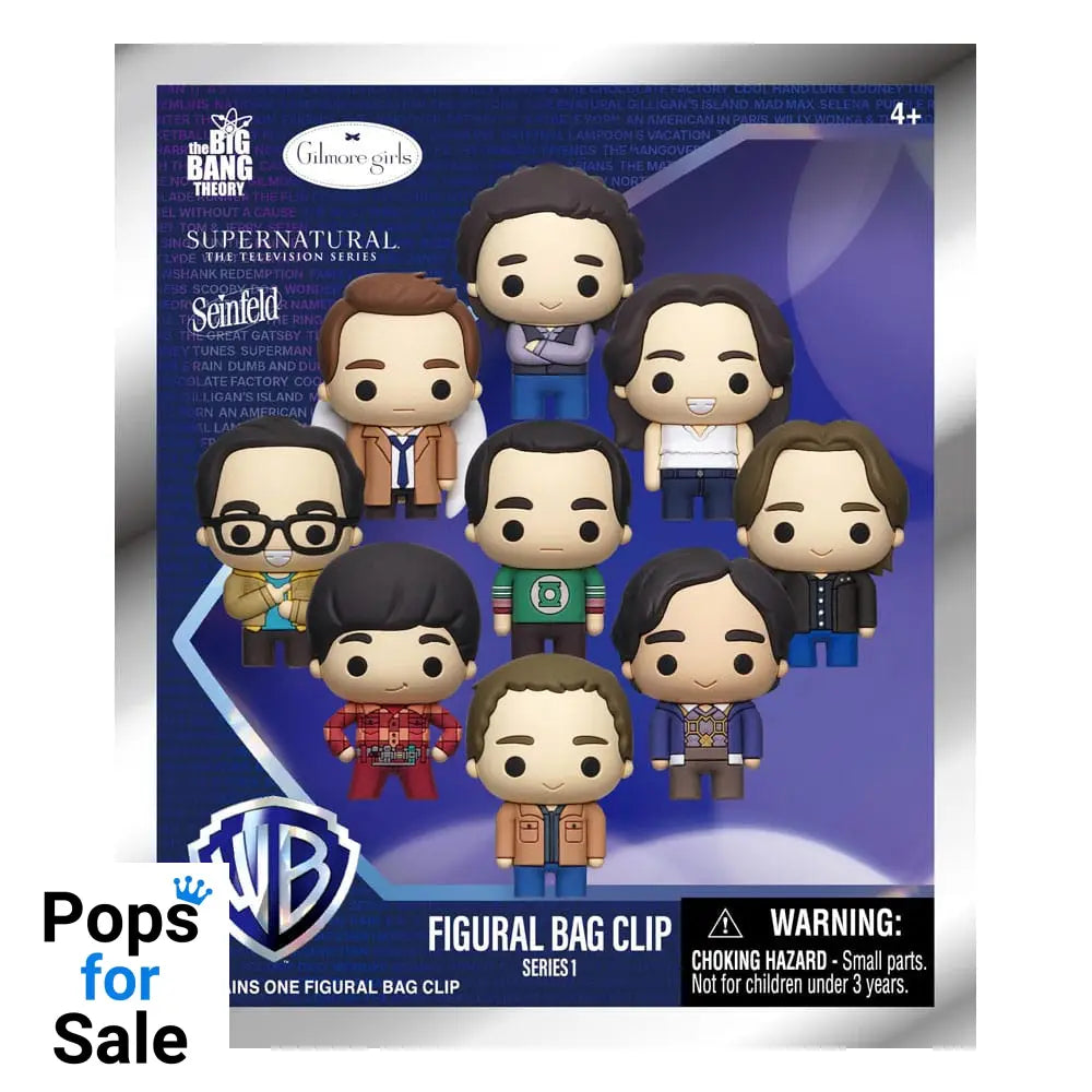 Warner Brothers TV 3D PVC Bag Clips Series 1 Display (24)