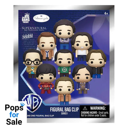 Warner Brothers TV 3D PVC Bag Clips Series 1 Display (24)