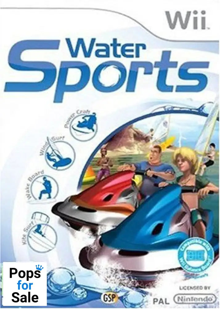 Water Sports - Balance Board Compatible for Nintendo Wii [Disc Only - No Box or Instructions]