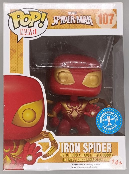 #107 Iron Spider - Marvel Spider-Man - Box Damaged Funko POP