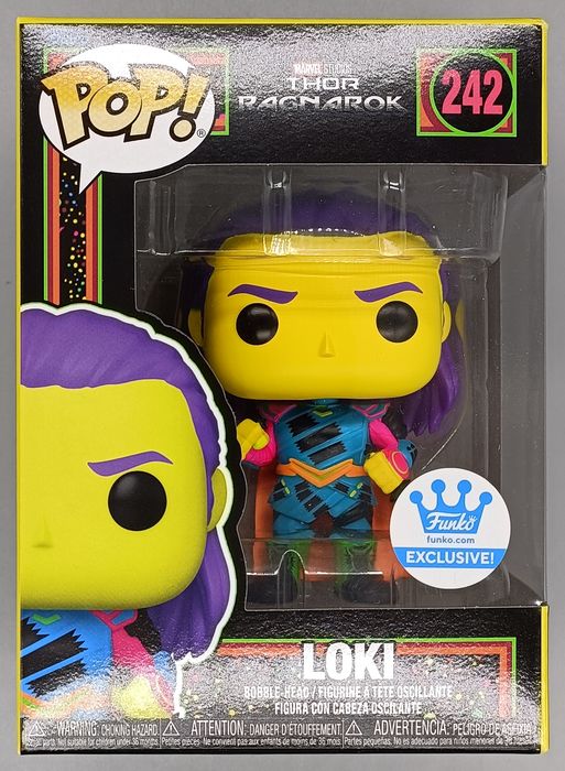 #242 Loki Blacklight - Marvel Thor Ragnarok Funko POP