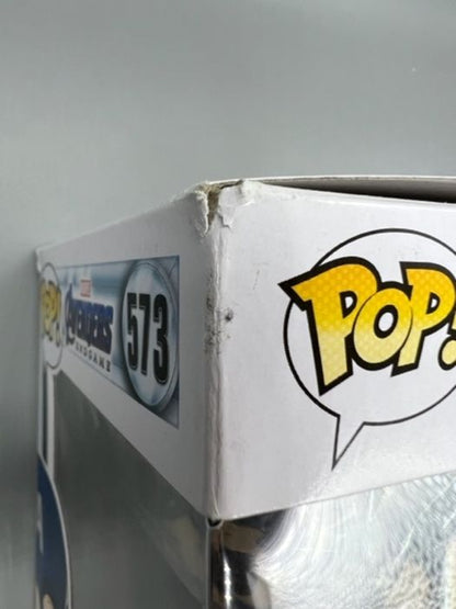 #573 Captain America Mjolnir & Broken Shield Marvel A Box Damaged Funko POP