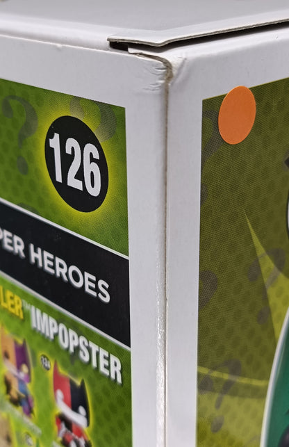 #126 The Riddler Imster - Heroes - DC Super Heroes Box Damaged Funko POP