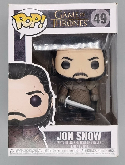49 Jon Snow - Game of Thrones - Box Damaged Funko POP