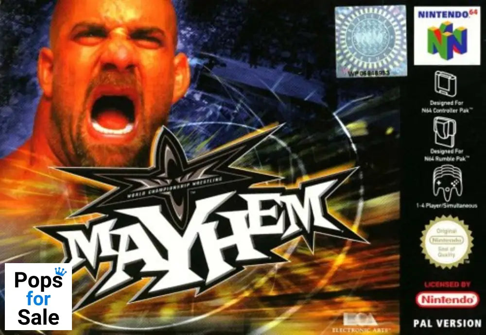 WCW Mayhem for Nintendo 64 (N64) - [Just Cartridge]