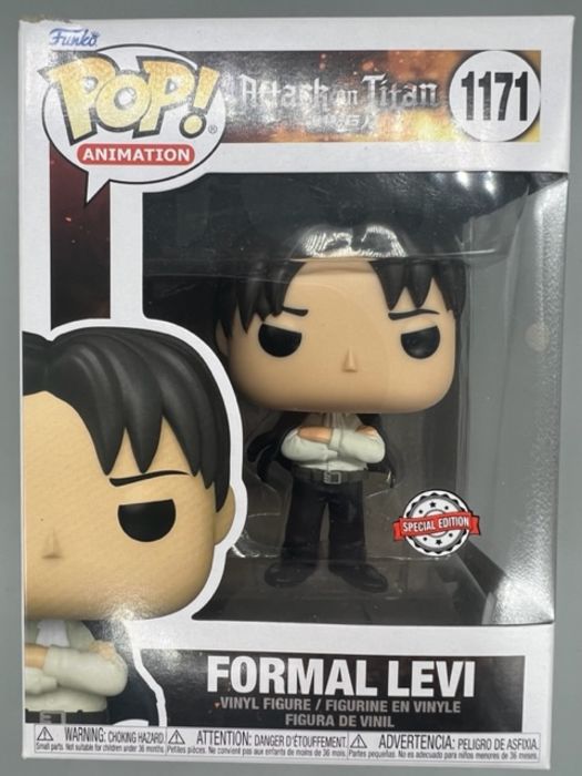 #1171 Formal Levi - Attack on Titan - Box Damaged Funko POP