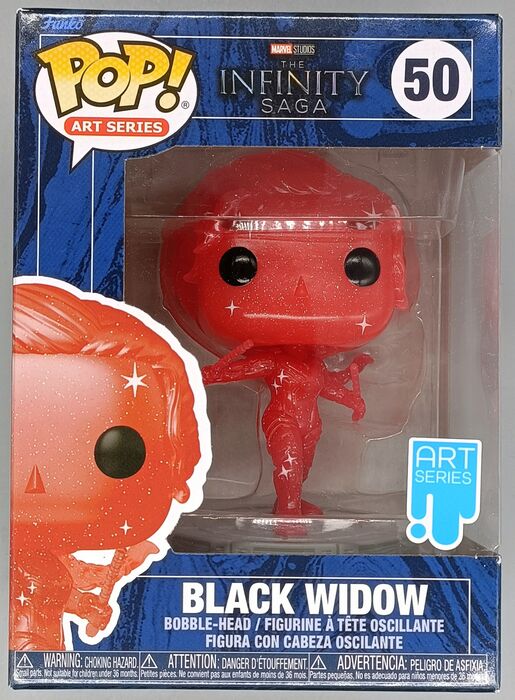 50 Black Widow - Art Series - Marvel The Infinity Saga -Box Damaged Funko POP