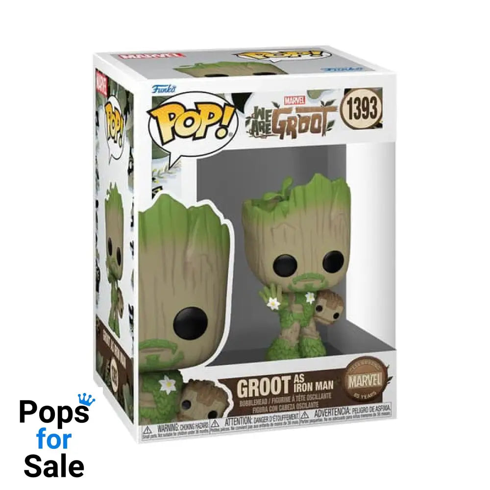 We Are Groot POP! Movies Vinyl Figure Iron Man 9 cm