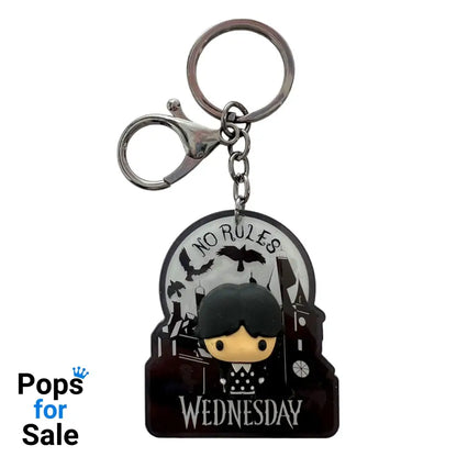 Wednesday 3D Acrylic Keychain Keyrings
