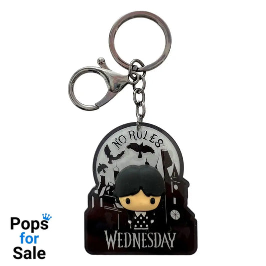 Wednesday 3D Acrylic Keychain Keyrings