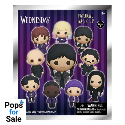 Wednesday 3D Foam Bag Clips Series 4 Display (24)