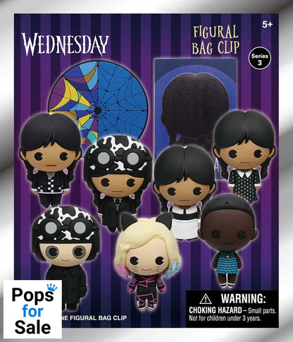 Wednesday  3D PVC Bag Clips Series 3 Display (24)