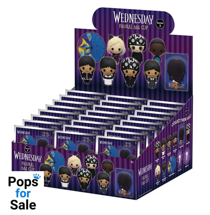 Wednesday  3D PVC Bag Clips Series 3 Display (24)