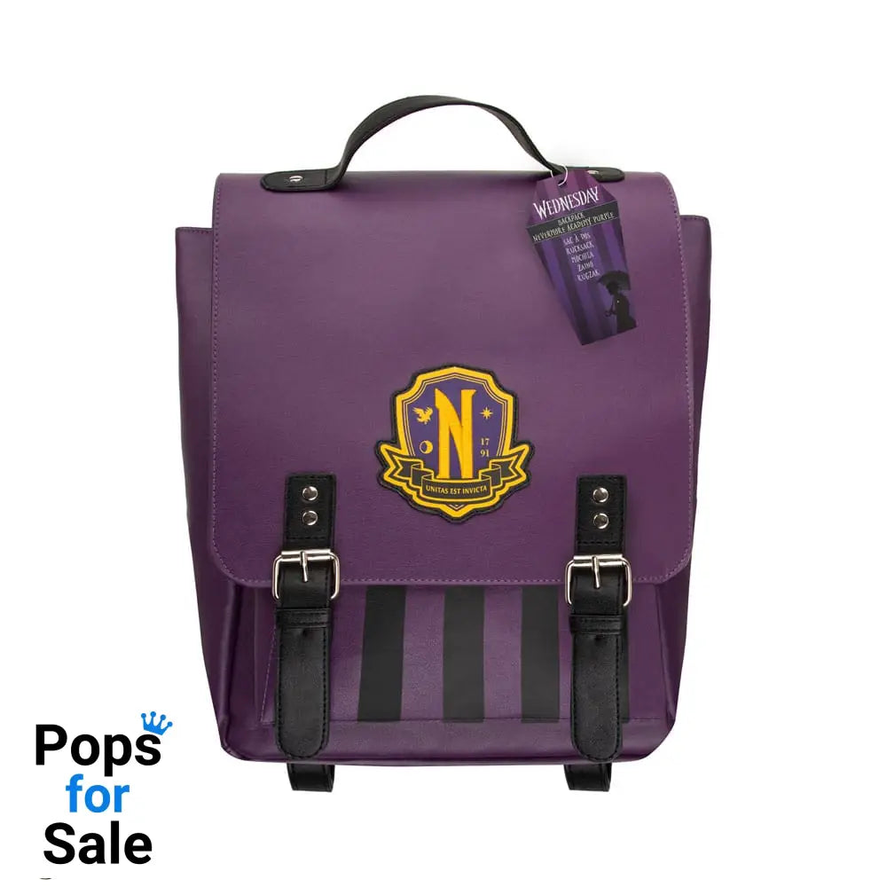 Wednesday Backpack Nevermore Academy Purple
