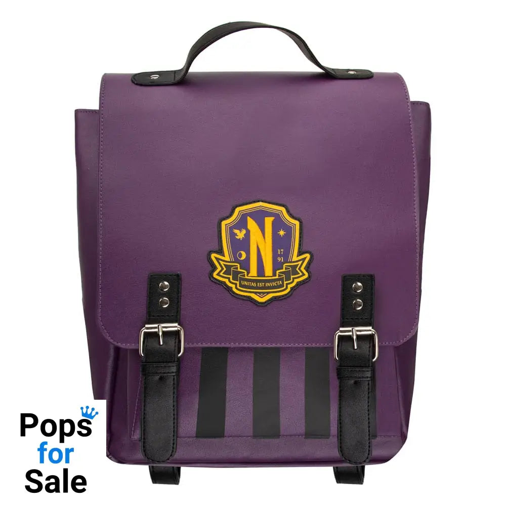 Wednesday Backpack Nevermore Academy Purple