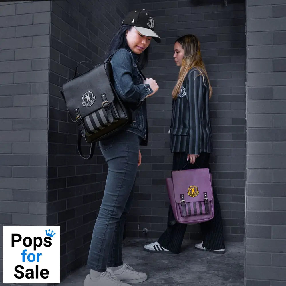 Wednesday Backpack Nevermore Academy Purple