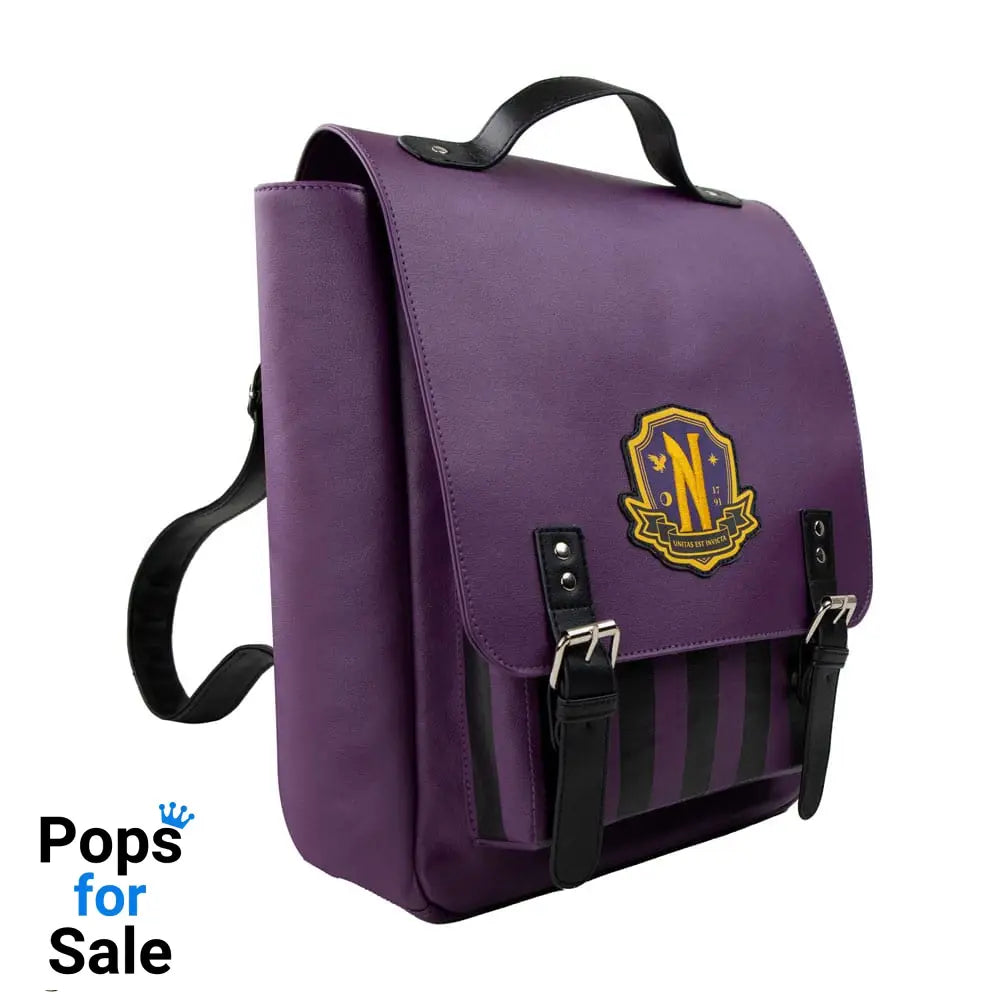 Wednesday Backpack Nevermore Academy Purple Bags