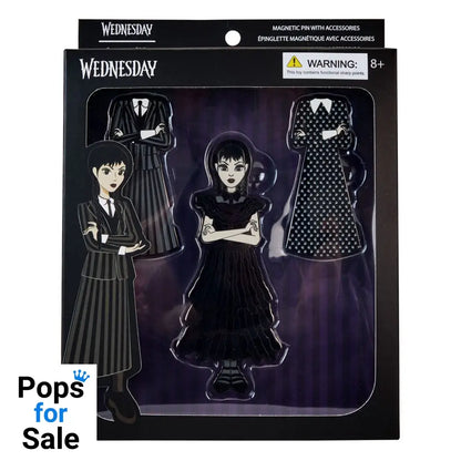 Wednesday by Loungefly Enamel Pins 4-Set Wednesday Addams Paper Doll 3 cm