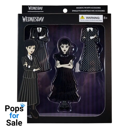 Wednesday by Loungefly Enamel Pins 4-Set Wednesday Addams Paper Doll 3 cm