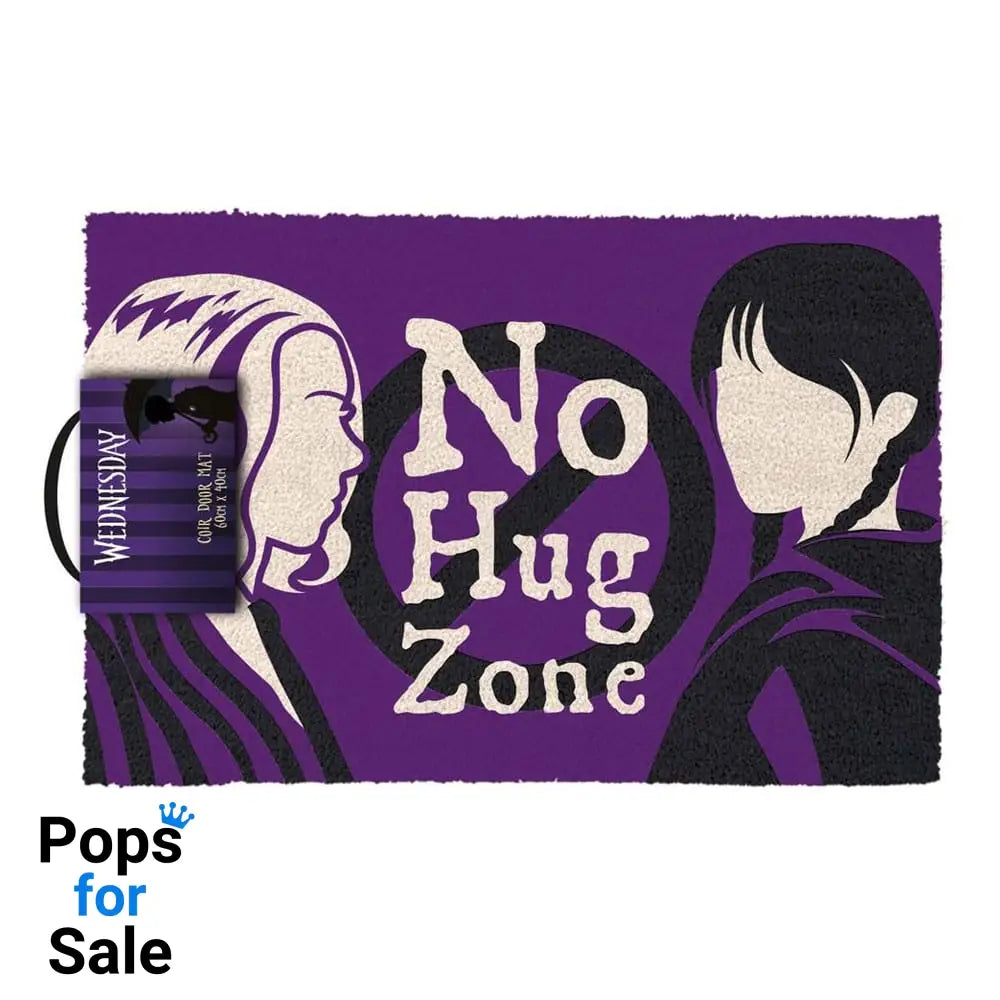 Wednesday Doormat No Hug Zone 40 x 60 cm Rugs