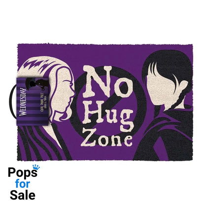 Wednesday Doormat No Hug Zone 40 x 60 cm