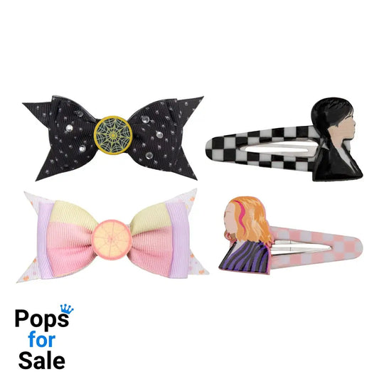 Wednesday Hair Accessories 4 Pack