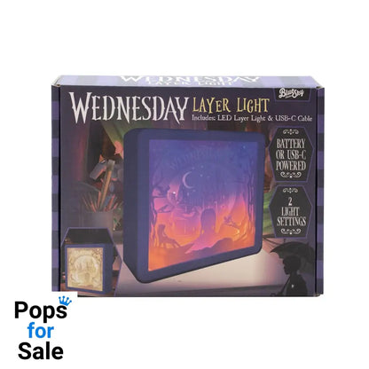 Wednesday Layer Light Lamp Wednesday Silhouette 22 cm