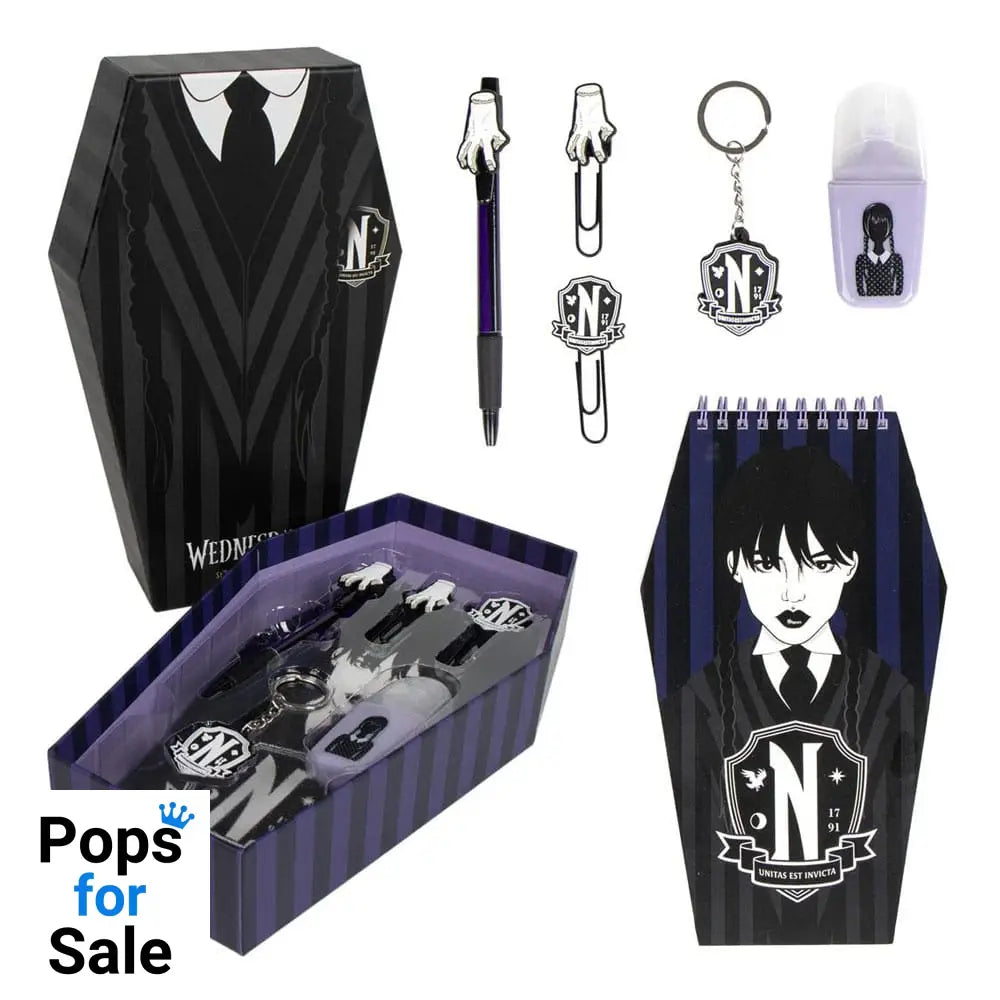 Wednesday Stationery - Set 6 pieces Stationery