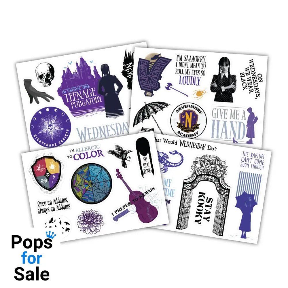 Wednesday Sticker Set Various