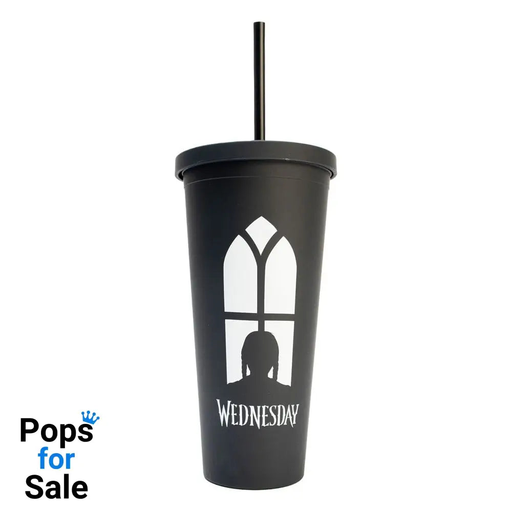 Wednesday Tumbler with Straws 485 ml Kitchen- and Tableware