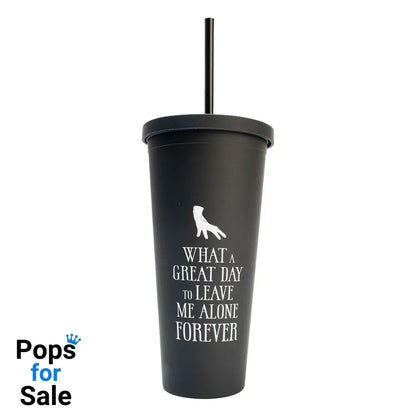 Wednesday Tumbler with Straws 485 ml