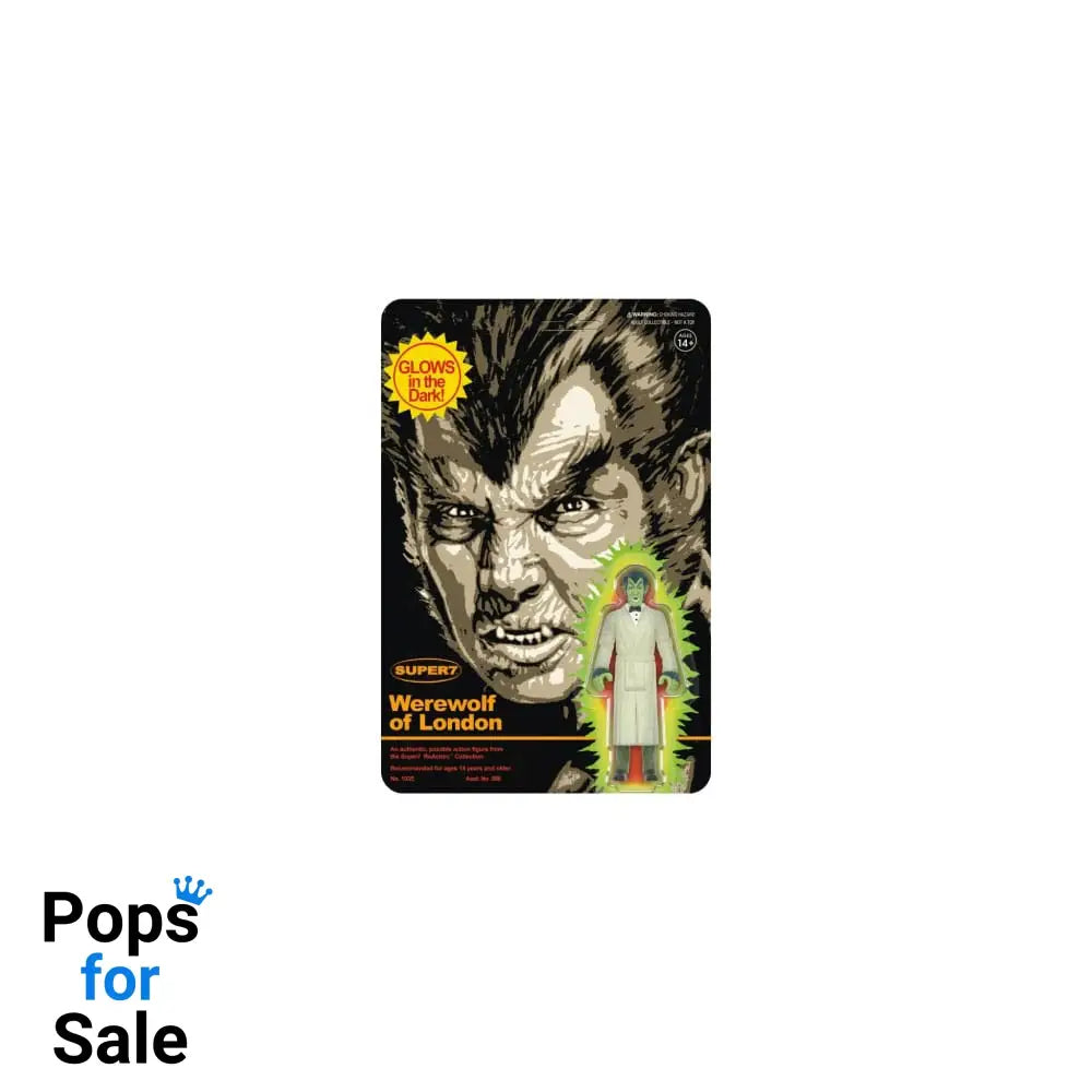 Werewolf of London ReAction Action Figure Wave 02 Werewolf of London (Monster Glow) 10 cm