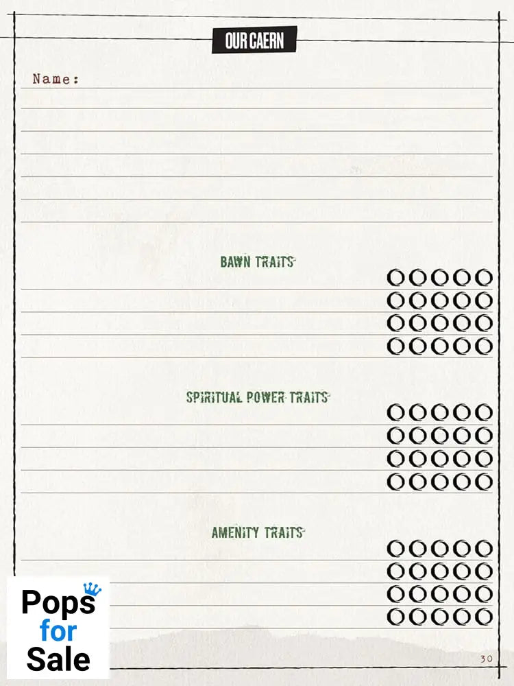 Werewolf: The Apocalypse 5th Edition RPG Journal Expanded Character Sheet Journal *Englische Version*