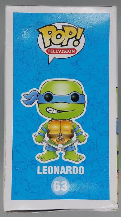 #63 Leonardo - Teenage Mutant Ninja Turtles - Box Damaged Funko POP