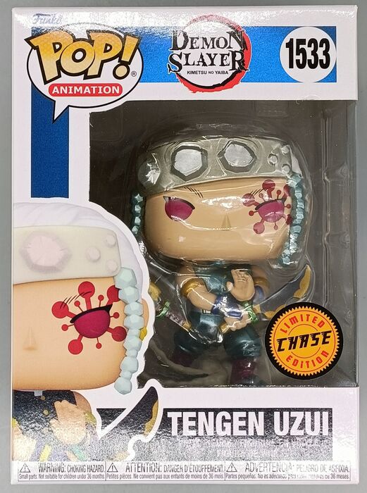 1533 Tengen Uzui - Demon Slayer - Metallic Chase - Brand New Funko POP