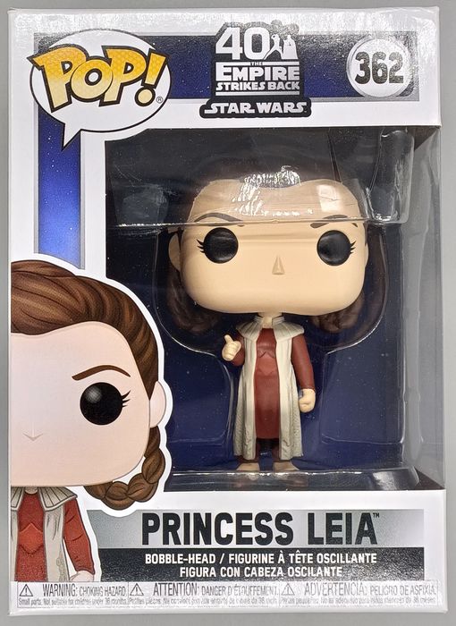 #362 Princess Leia (Bespin) Star Wars Empire Strikes Back Box Damaged Funko POP