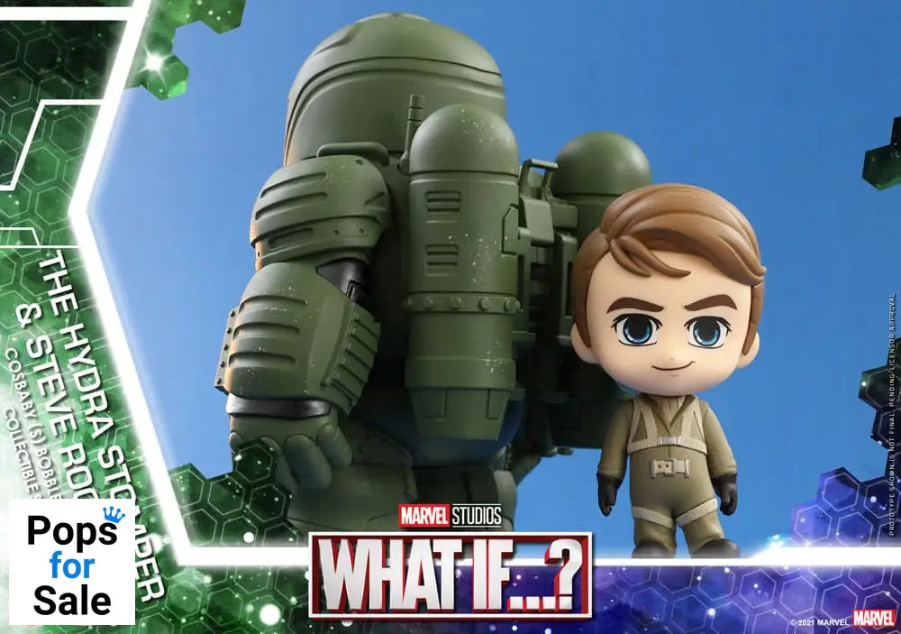 What If...? Cosbaby (S) Mini Figures Hydra Stomper & Steve Rogers 10 cm