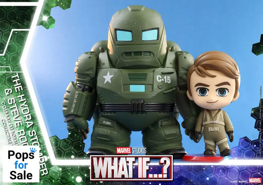 What If...? Cosbaby (S) Mini Figures Hydra Stomper & Steve Rogers 10 cm