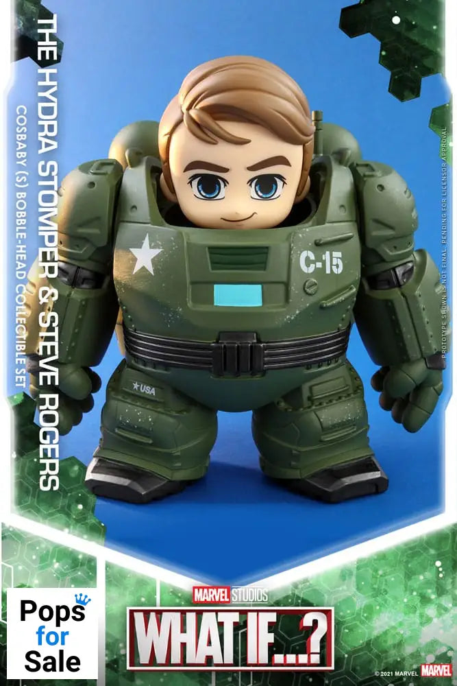 What If...? Cosbaby (S) Mini Figures Hydra Stomper & Steve Rogers 10 cm