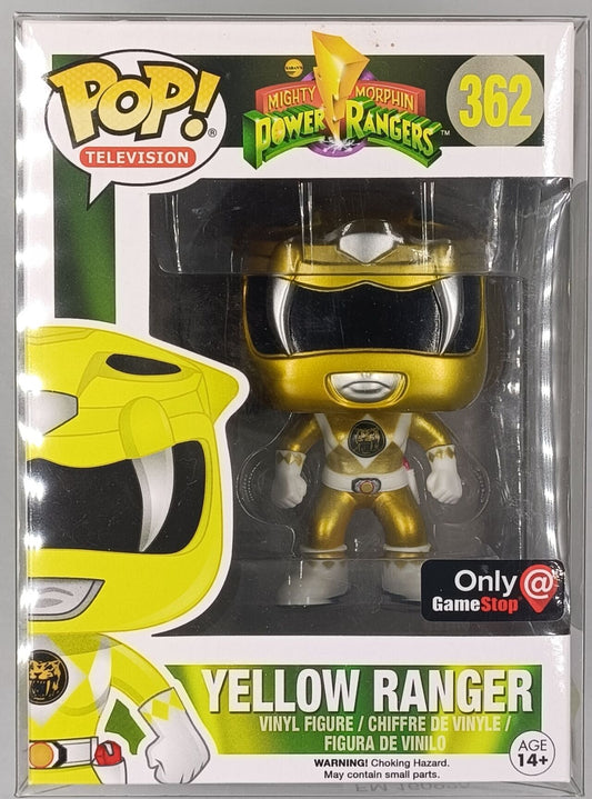 362 Yellow Ranger - Metallic  - Power Rangers Funko POP