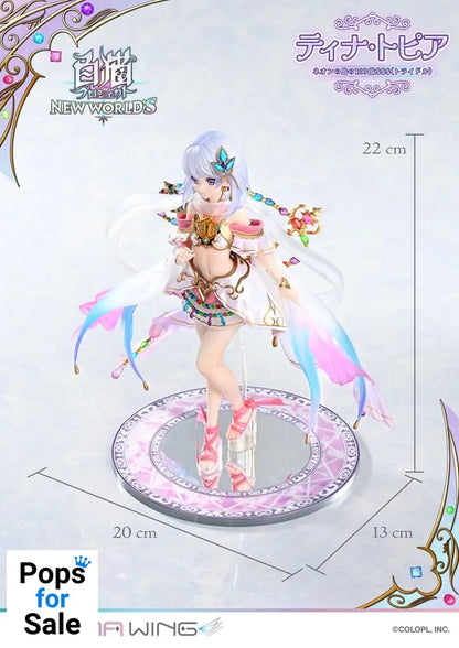 White Cat Project Prisma Wing PVC Statue 1/7 Tina Topia (The 10 Billion Tridollars of Neon Island) 22 cm