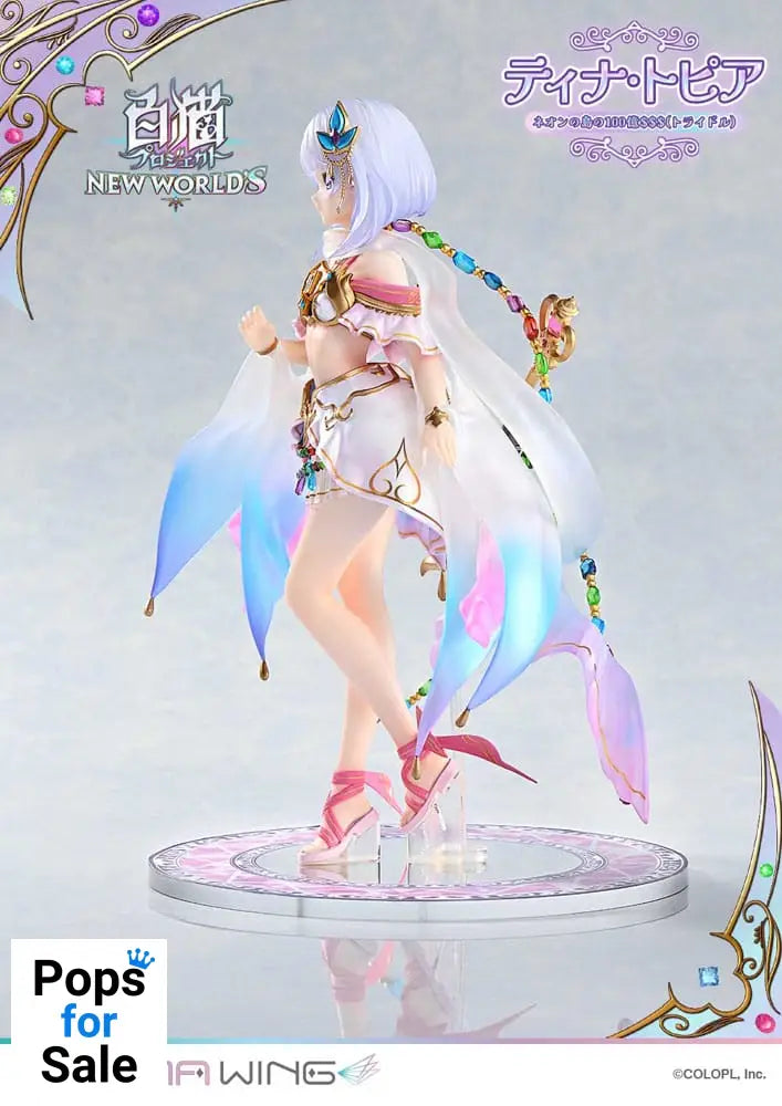 White Cat Project Prisma Wing PVC Statue 1/7 Tina Topia (The 10 Billion Tridollars of Neon Island) 22 cm Statues