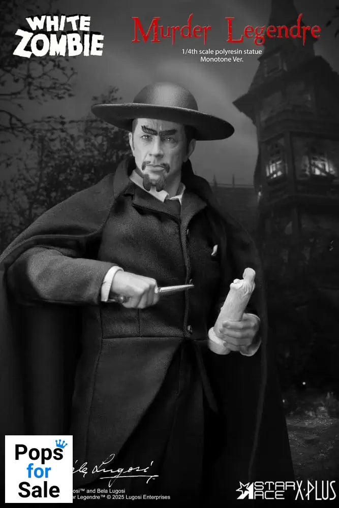 White Zombie Statue 1/4 Murder Legendre Monotone Ver. 52 cm