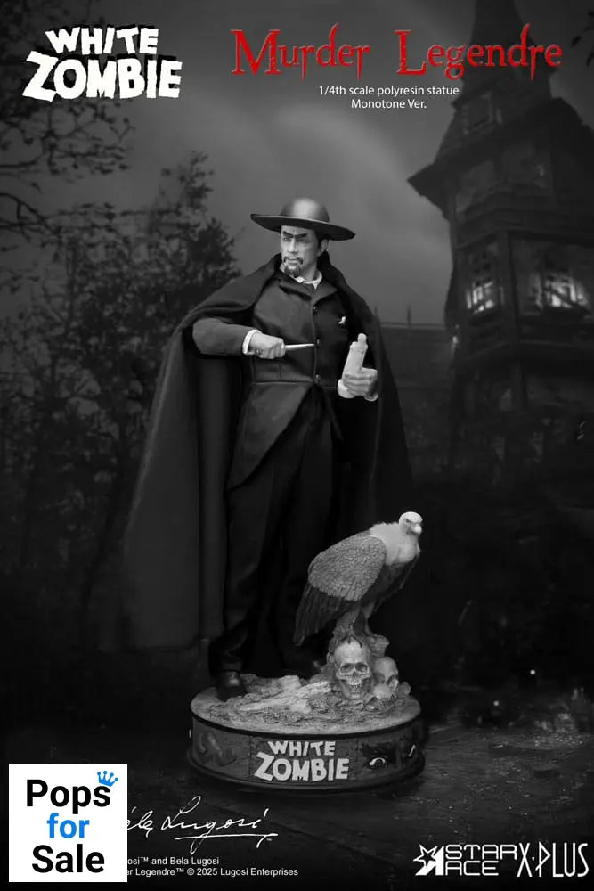 White Zombie Statue 1/4 Murder Legendre Monotone Ver. 52 cm