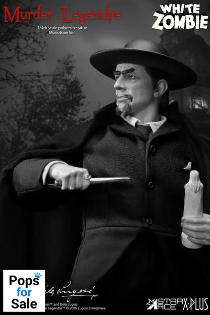White Zombie Statue 1/4 Murder Legendre Monotone Ver. 52 cm
