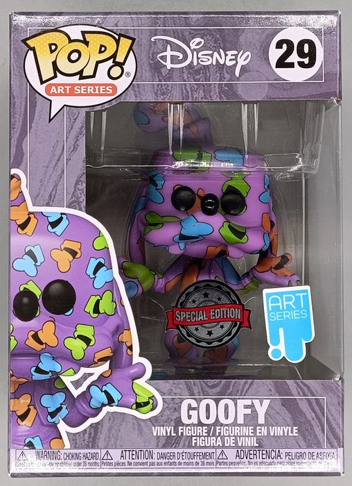 #29 Goofy - Disney Art Series - NEW with Hard Stack Funko POP