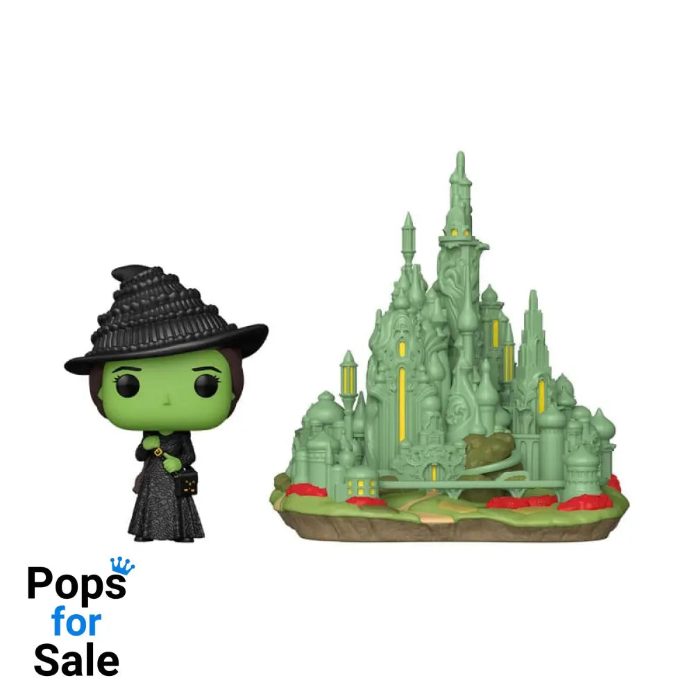 Wicked POP! Town Vinyl Figure Elphaba with the Emerald City 9 cm POP! Figures