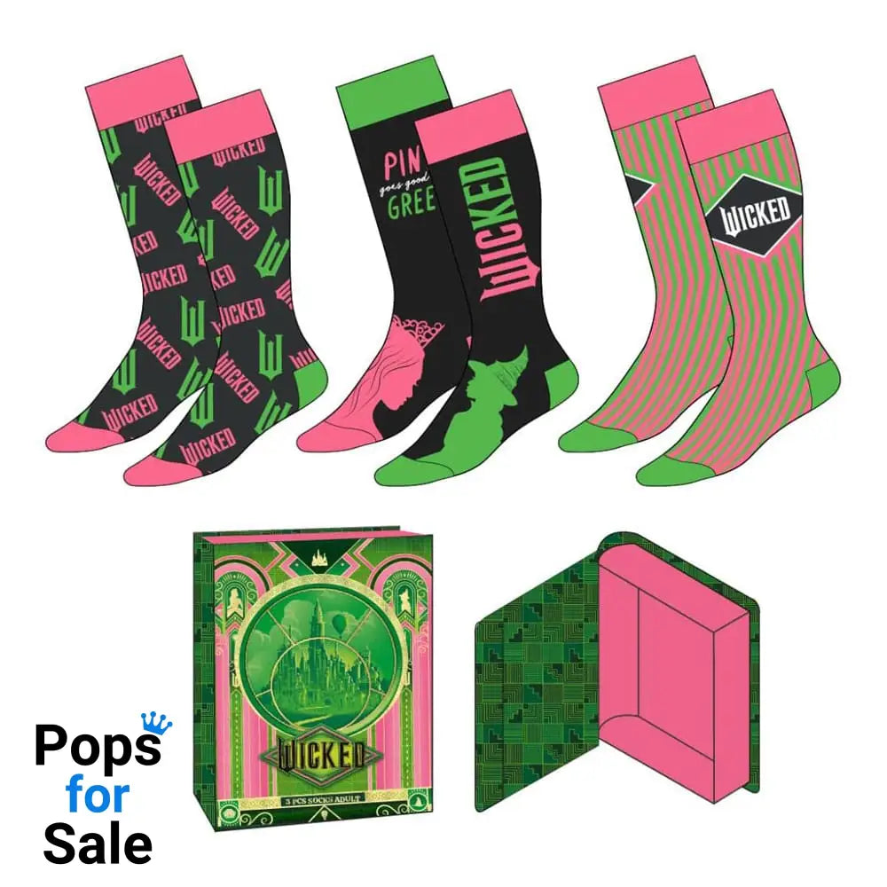 Wicked Socks 3-Pack 36-43 Footwear