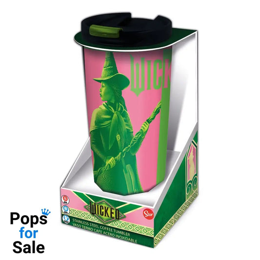 Wicked Stainless Steel travel tumbler Elphaba & Glinda
